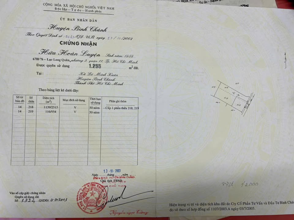 Đất vườn Lê Minh Xuân, Bình Chánh 2866m² giá 12 tỷ - Sổ đỏ chính chủ, có nhà xưởng!