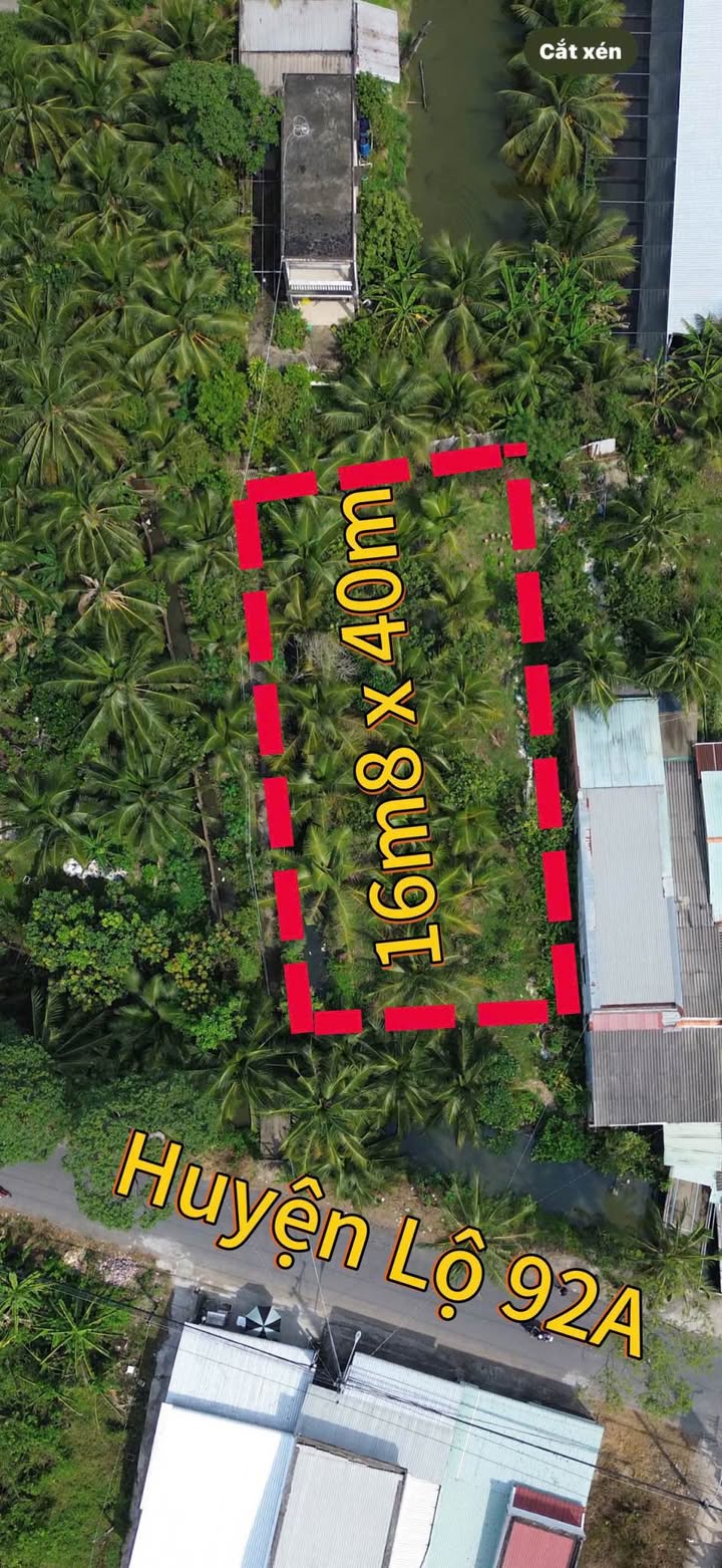 Đất mặt tiền view kênh 640m² Đạo Thạnh - Mỹ Tho chỉ 5.9 tỷ - Đầu tư sinh lời!