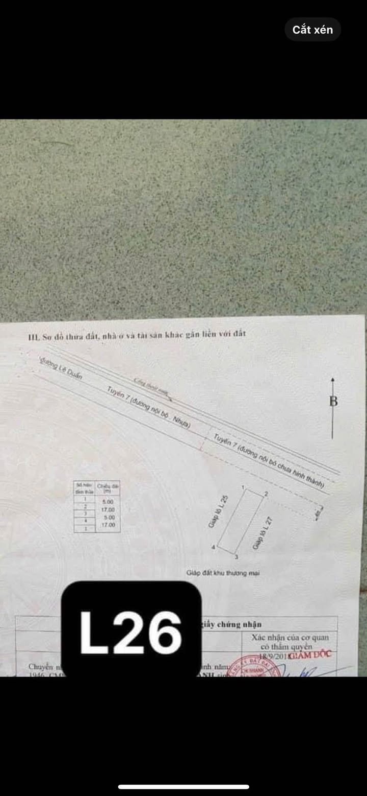 Đất nền KDC Lê Duẫn, Phú Trinh, Phan Thiết 170m² giá 2.8 tỷ - Gần mặt tiền đường