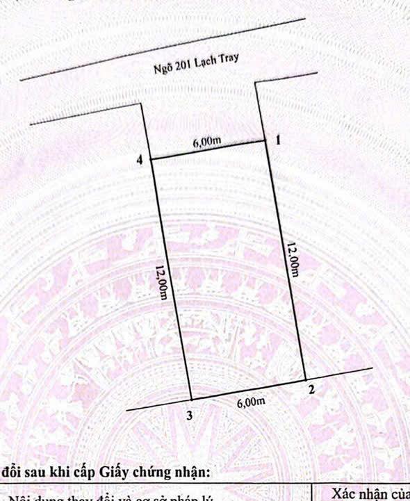 Nhà 2 tầng ngõ 201 Lạch Tray, Hải Phòng 72m² giá 4 tỷ - Sổ đỏ chính chủ!
