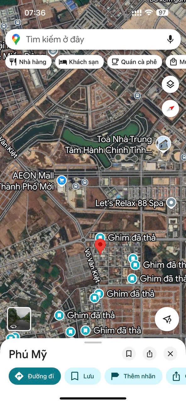 Đất nền thổ cư 212m² Phú Tân, Bình Dương giá 5 tỷ - Vị trí đẹp, gần trung tâm!