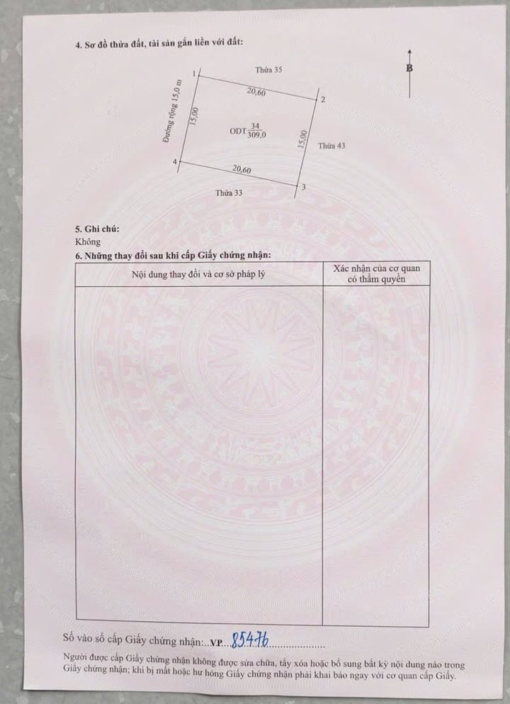 Đất nhà vườn 309m² phường Tây Sơn, Tam Điệp - Giá 4.999 tỷ, gần đường đôi Đồng Giao!