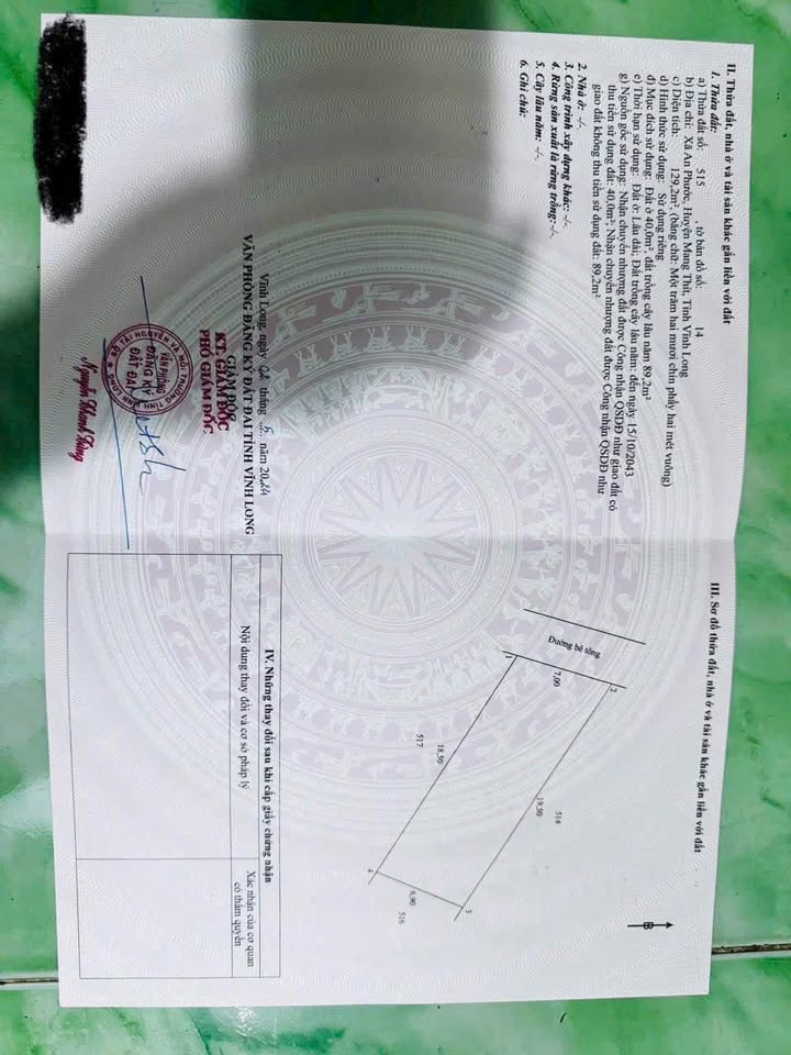 Đất nền Cái Nhum Vĩnh Long 129m² giá 240 triệu - Đầu tư sinh lời ngay!