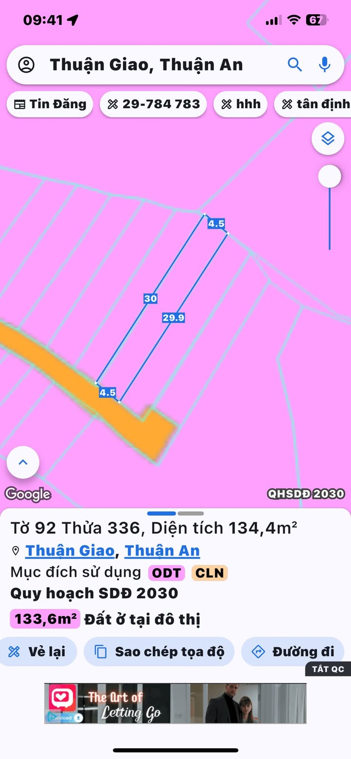 Đất nền Thuận Giao, Bình Dương 135m² giá 2 tỷ - Đầu tư sinh lời hấp dẫn!