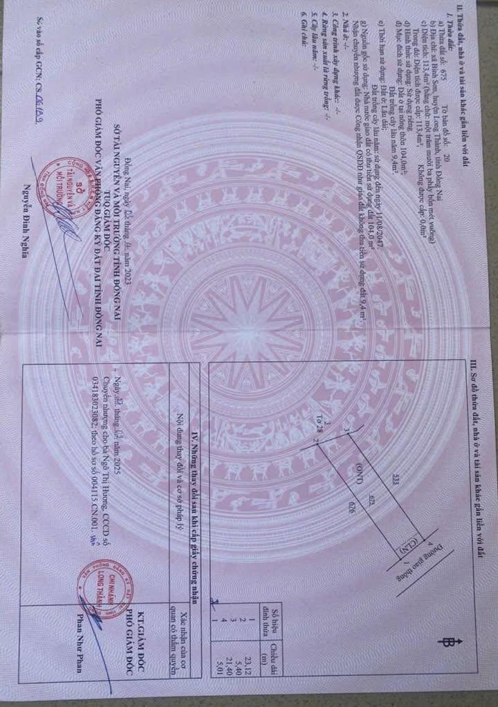 Đất nền Bình Sơn Long Thành 110m² giá chỉ 2 tỷ - Cơ hội đầu tư hấp dẫn!