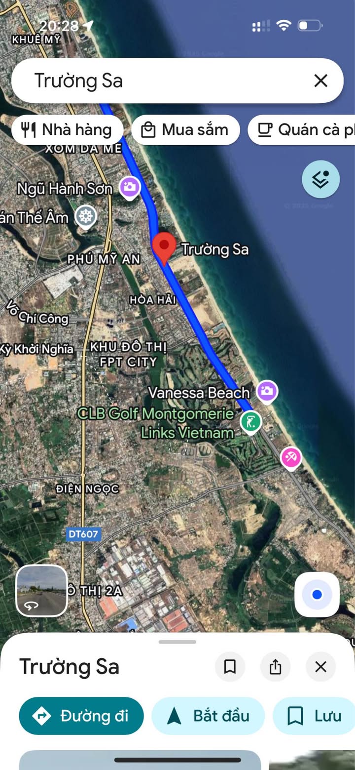 Đất nền Trường Sa Ngũ Hành Sơn 2416m² giá 159.5 tỷ - Cơ hội đầu tư hấp dẫn!