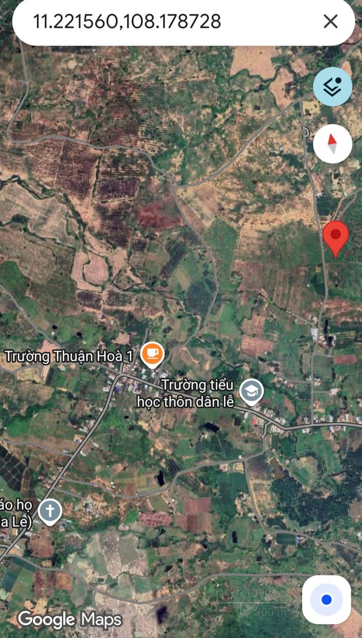 Đất thổ cư 1ha7 xã Thuận Hòa - Hàm Thuận Bắc - Giá 4.59 tỷ - Đất góc 2 mặt tiền