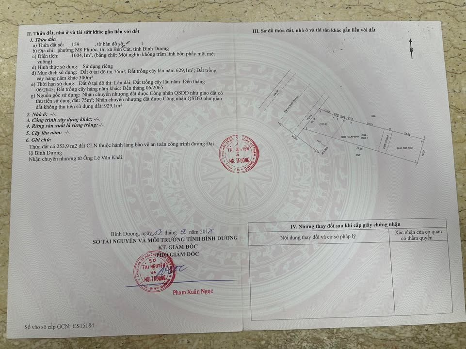 Đất nền Bến Cát 1000m² giá 9 tỷ - Cơ hội đầu tư sinh lời ngay!