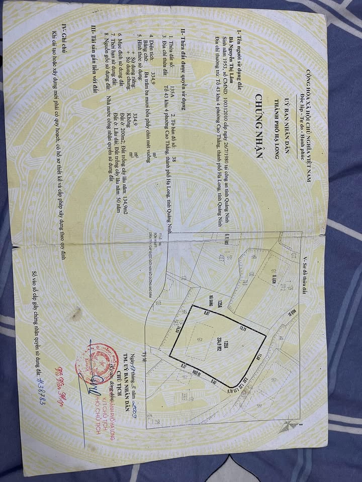 Đất nền Hạ Long 300m² giá 3 tỷ - Vị trí đắc địa, sổ đỏ chính chủ!