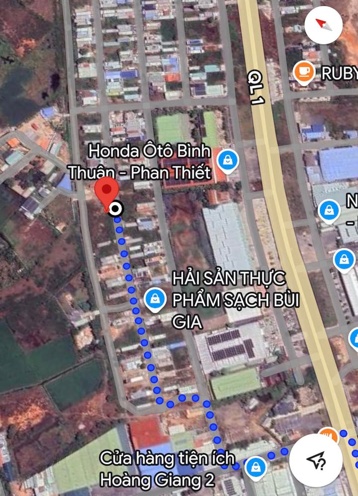 Đất nền khu dân cư Bến Lội - Lại An, Phan Thiết 100m² giá 1.6 tỷ - Sổ đỏ chính chủ