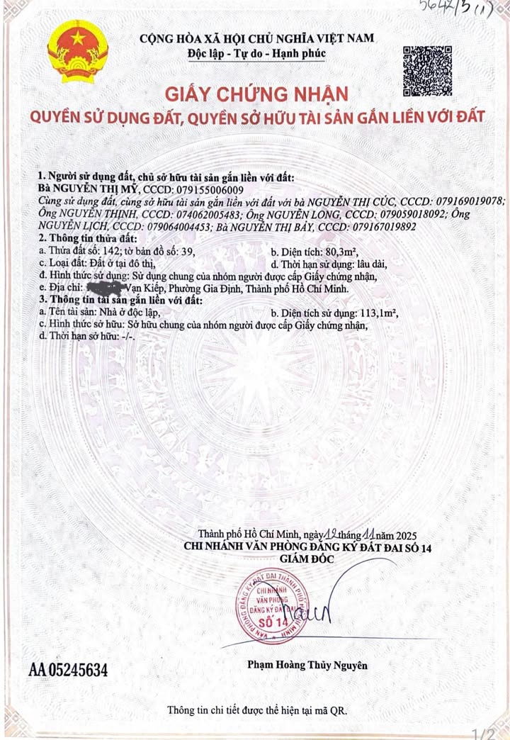 Nhà riêng gần MT Vạn Kiếp, Bình Thạnh 72m² giá 13.5 tỷ - Cơ hội đầu tư hấp dẫn!