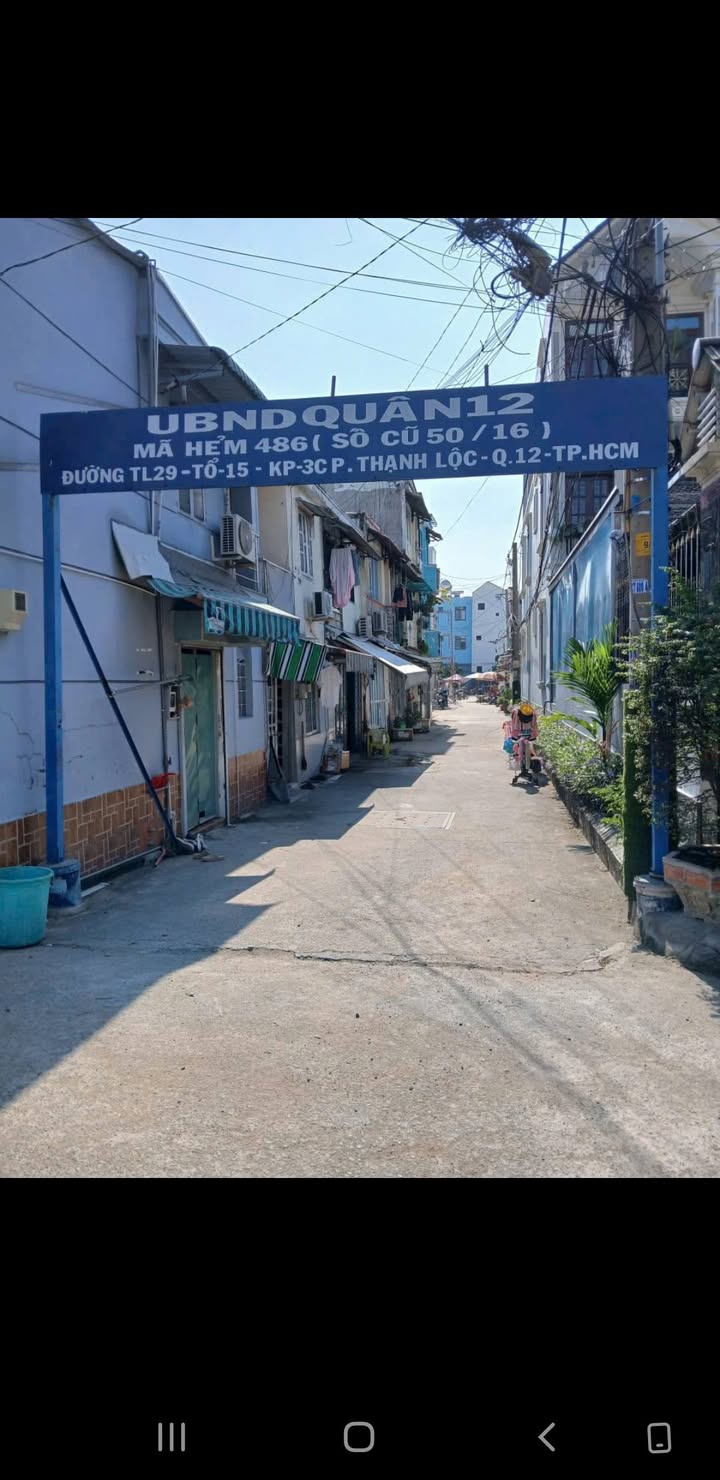 Đất thổ cư Hẻm 6m đường TL29, Quận 12, 72m² giá 4.2 tỷ - Cơ hội đầu tư hấp dẫn!