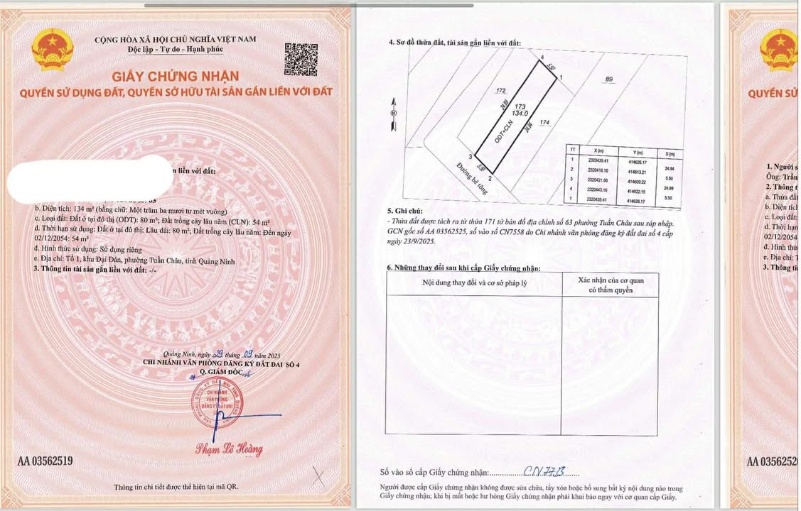 Đất nền Tuần Châu Hạ Long 134m² - Sổ đỏ chính chủ, view hồ tuyệt đẹp!