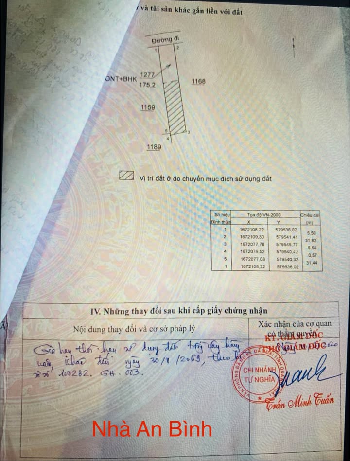 Nhà bán Tư Nghĩa 176m² giá 850 triệu - Sát chợ Nghĩa Kỳ, đường xe tải