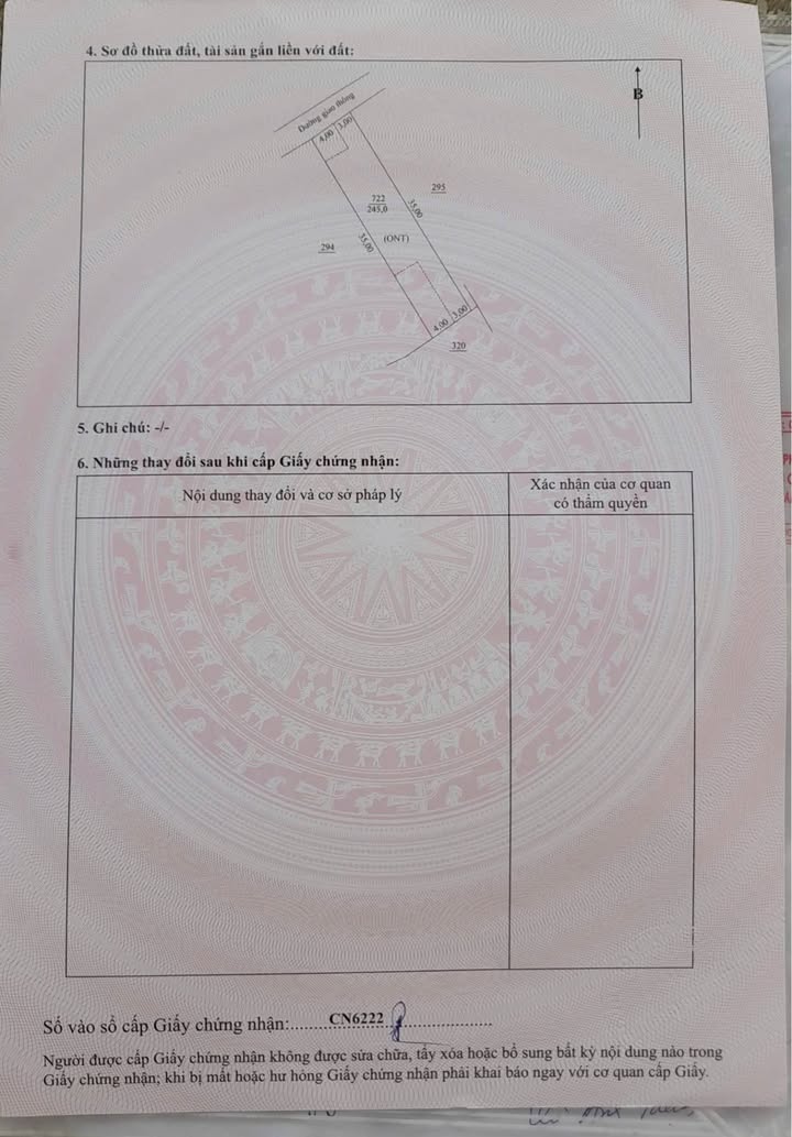 Đất nền Hóa Thượng 245m² giá 2 tỷ - Sổ đỏ chính chủ, vị trí đắc địa!