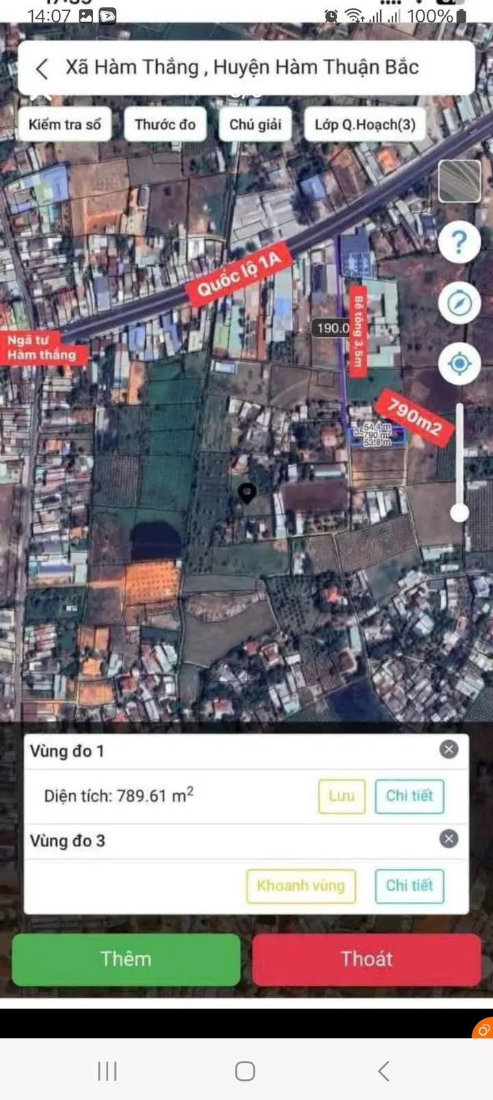 Đất nền Phường Hàm Thắng 800m² giá 3.5 tỷ - Đầu tư sinh lời ngay!