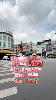 Mặt tiền FrontHouse Lê Văn Sỹ Quận Tân Bình 88m² giá 20 tỷ - Đầu tư sinh lời ngay!