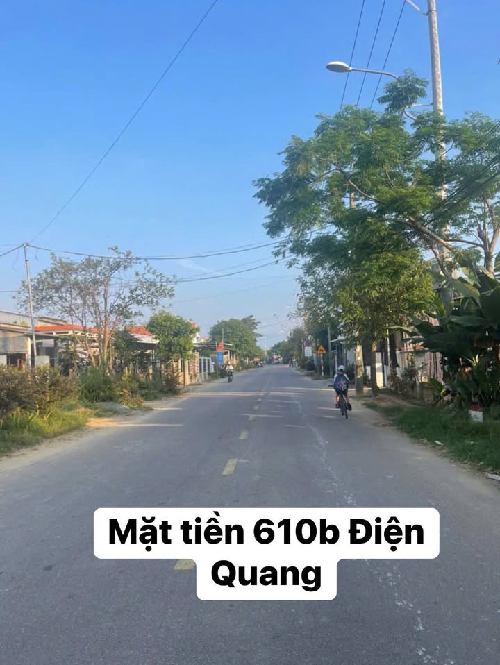 Đất mặt tiền đường 610B Điện Quang, Điện Bàn 27m² giá 1.2 tỷ - Cơ hội đầu tư lý tưởng!