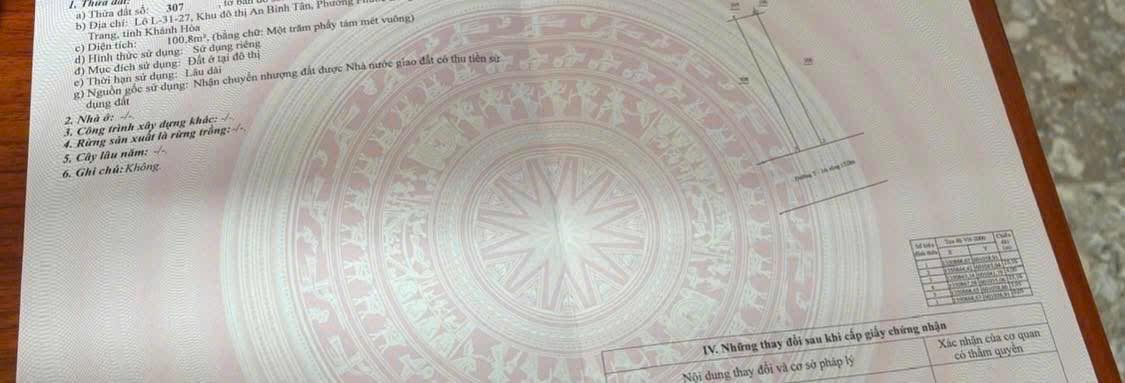 Đất nền Phước Long Nha Trang 100.8m² giá 7.66 tỷ - Sổ đỏ chính chủ!