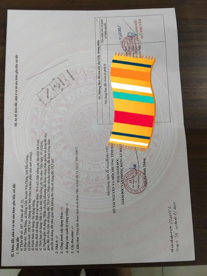 Đất nền Thôn Nam, Đồng Việt 138,5m² giá chỉ 900 triệu - Lô góc 2 mặt tiền thuận lợi!