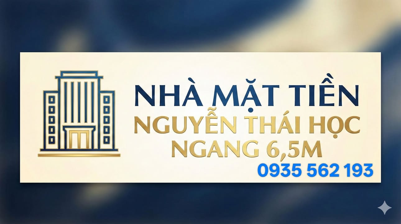 Bán nhà mặt tiền Nguyễn Thái Học - Quy Nhơn 85m² giá 12 tỷ - Vị trí kinh doanh đắc địa!