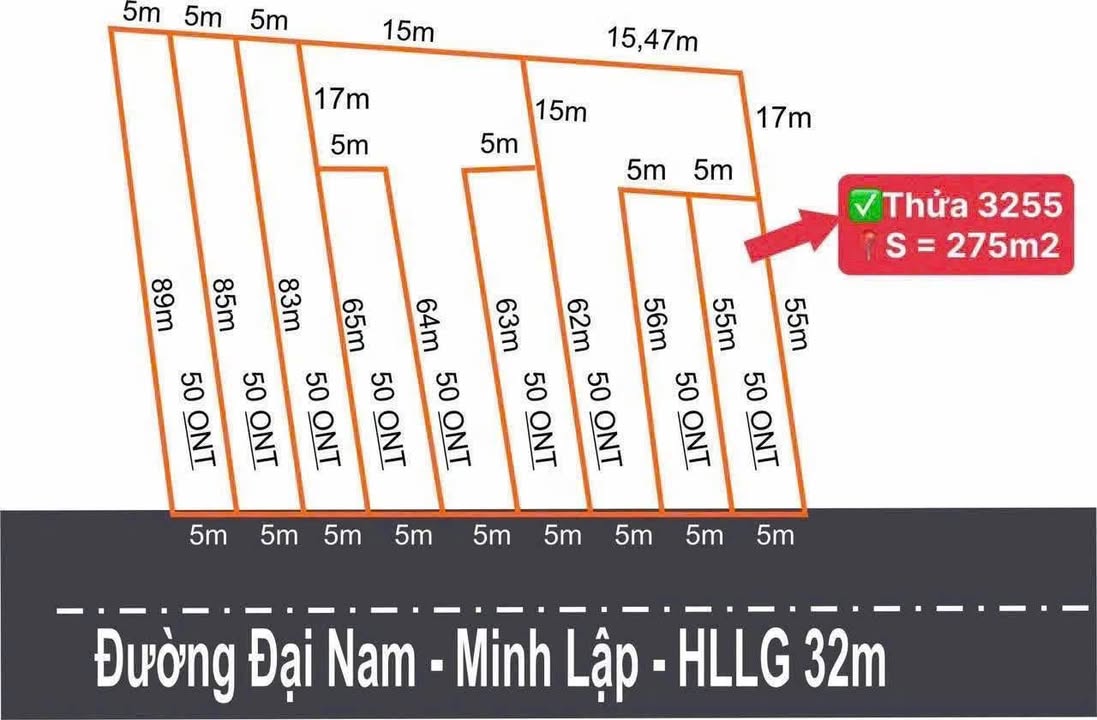 Đất nền Minh Lập 50m² giá 399 triệu - Cơ hội đầu tư sinh lời hấp dẫn!
