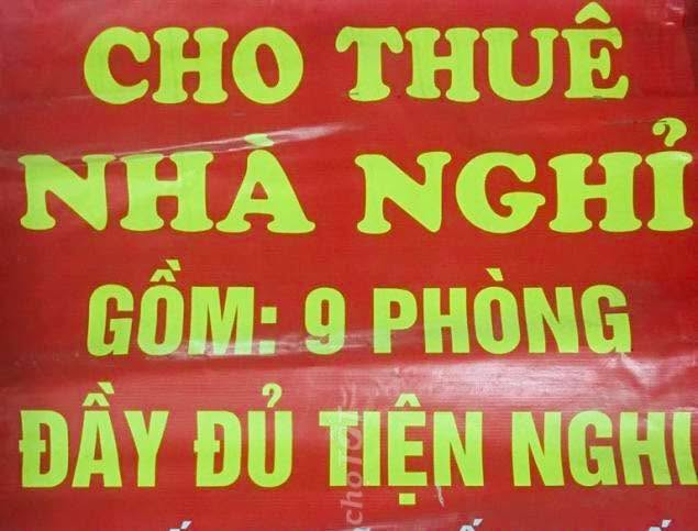 Cho thuê nhà nghỉ mặt tiền đường Nguyễn Huệ, La Hà, Quảng Ngãi - Diện tích 500m², nhiều phòng rộng rãi!