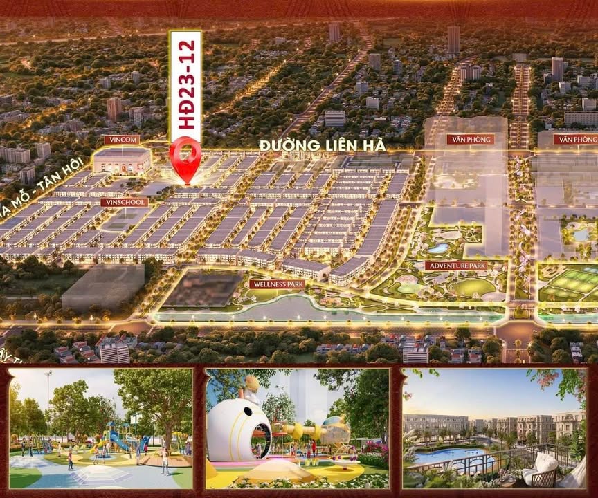 Liền Kề Đông Nam Đan Phượng 120m² giá 25.142 tỷ - Vị trí đẹp, tiềm năng tăng giá mạnh!