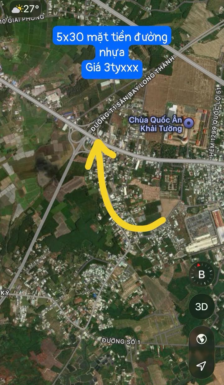 Đất thổ cư xã Long Phước, Long Thành 150m² giá 3.95 tỷ - Đầu tư sinh lời tiềm năng!