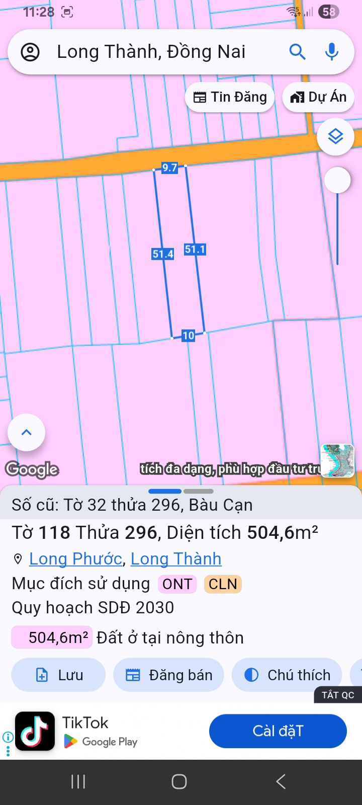 Đất 80m² thổ cư ấp 5 Bàu Cạn - Vị trí đầu tư lý tưởng