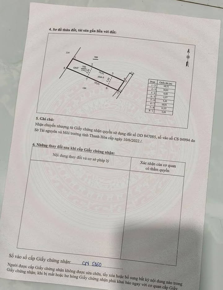 Đất nền thổ cư 154m² xã Hoằng Thanh giá 600 triệu - Đầu tư sinh lời ngay!