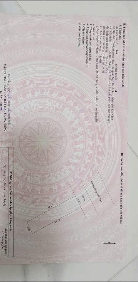 Lô Đất Mặt Tiền Đặng Thái Thân, Ngũ Hành Sơn 106m² - Tiềm Năng Kinh Doanh Rực Rỡ!