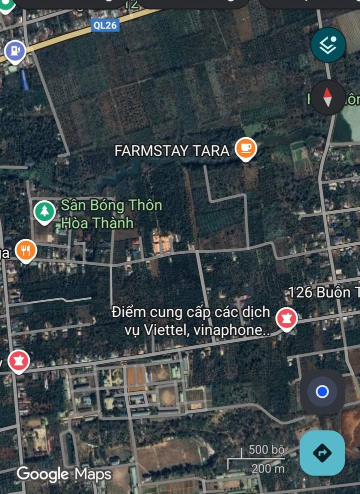 Đất đầu tư Hòa Đông Krông Pắc 125m² giá 690 triệu - Đầu tư sinh lời ngay!