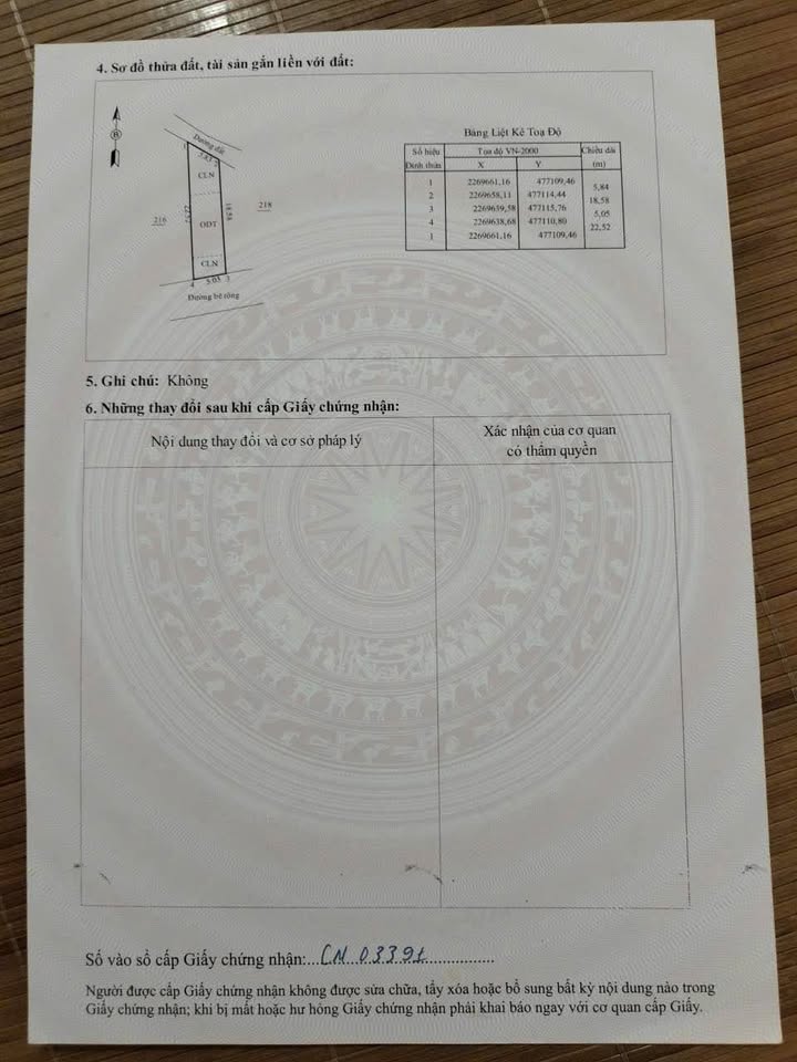 Đất nền Chi Nê Lạc Thủy 211m² giá 800 triệu - Sổ đỏ chính chủ, đầu tư sinh lời!