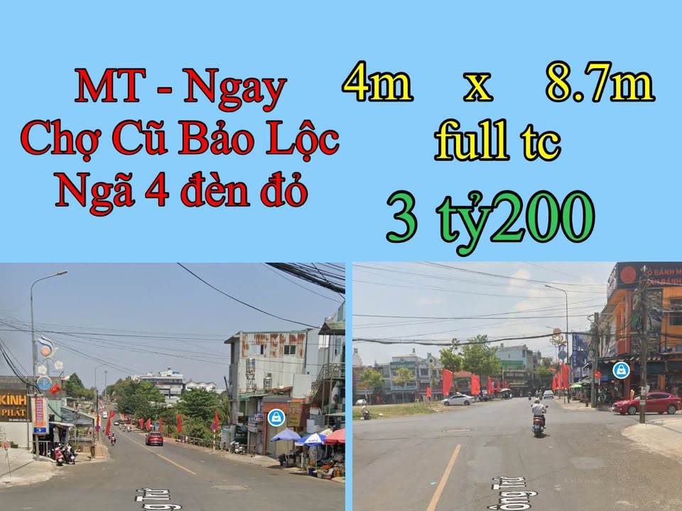 Nhà mặt tiền Bảo Lộc 34.8m² giá 3.2 tỷ - Kinh doanh sầm uất ngay ngã 4!