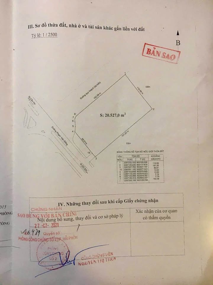 Đất thương mại dịch vụ 20.527m² mặt đường Phạm Văn Đồng - Cơ hội đầu tư vàng!