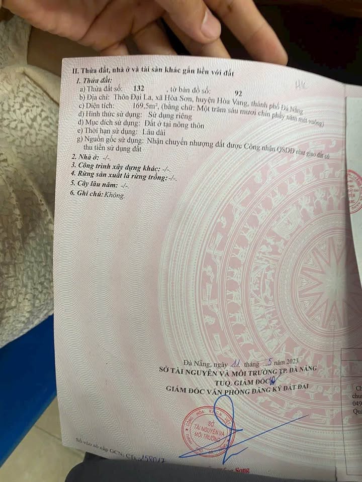 Đất mặt tiền Hoàng Văn Thái, Hòa Khánh 179m² chỉ 2.5 tỷ - Cơ hội đầu tư lý tưởng!