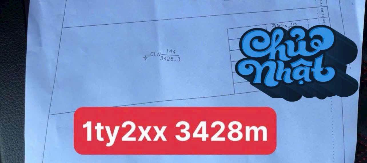 Đất nền Long Hòa Dầu Tiếng 3400m² giá 1.2 tỷ - Cơ hội đầu tư tuyệt vời!