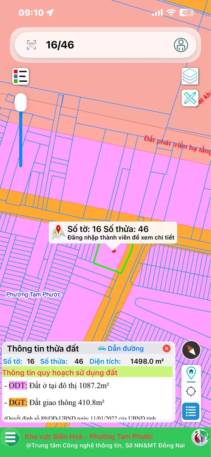 Đất thổ cư 80m² mặt tiền đường Mai Chí Thọ, Biên Hòa - Cơ hội đầu tư tuyệt vời!