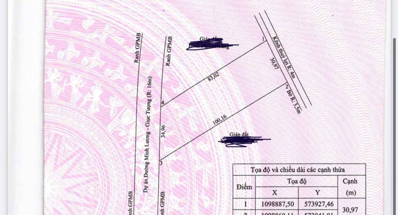 Đất mặt tiền đường Minh Lương, Giục Tượng, Châu Thành, Kiên Giang 2749m² - Đầu tư sinh lời lý tưởng!