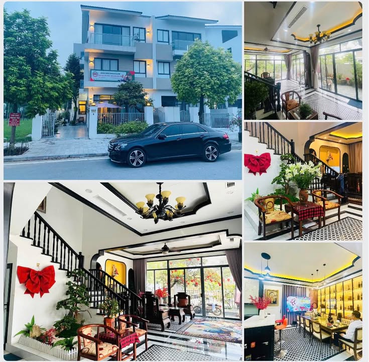 Biệt thự Sol Lake Villa Dương Nội 180m² giá 35 tỷ - Thiết kế Indochine sang trọng!