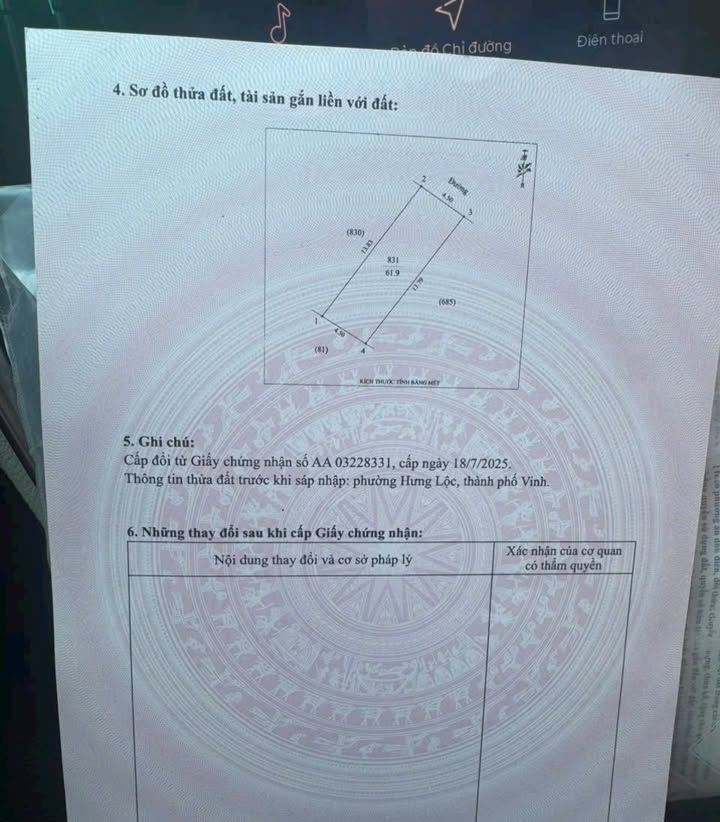 Đất Hưng Lộc, TP Vinh 61.9m² giá chỉ 2.1 tỷ - Đường rộng 8m, vuông vức!