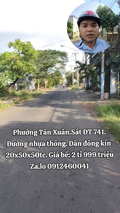 Đất nền Tân Xuân, Đồng Xoài 1000m² giá chỉ 150 triệu - Cơ hội đầu tư tuyệt vời!