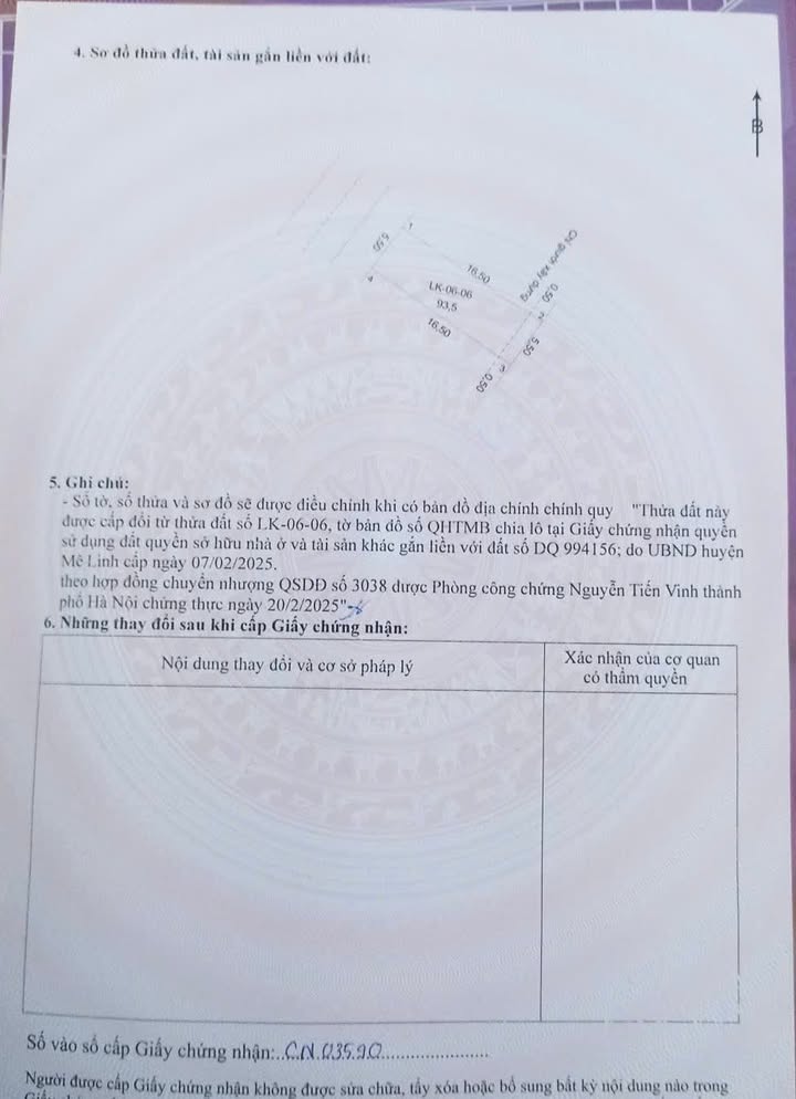 Đất nền Kim Hoa Mê Linh 93m² giá 5 tỷ - Cơ hội đầu tư hiếm có!