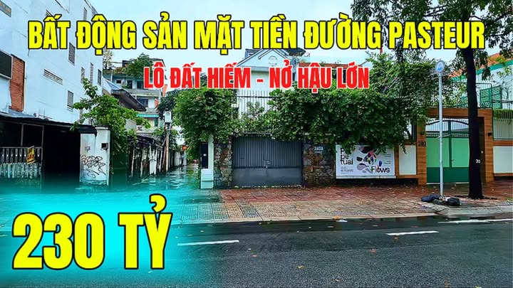 Đất 2 mặt tiền Pasteur, Quận 3, 335m² giá 230 tỷ - Cơ hội đầu tư hiếm có!