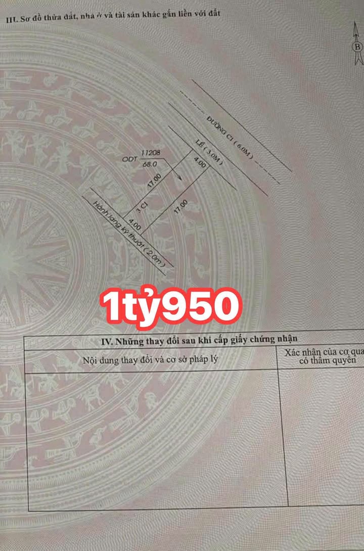 Đất nền C1 KDC Phú An, Cái Răng, 68m² giá 1.95 tỷ - Sổ hồng công chứng ngay!