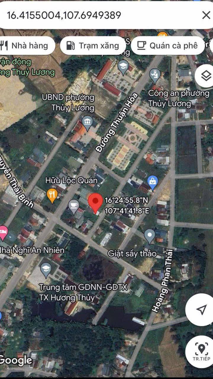 Đất quy hoạch Thủy Lương 215m² giá 10 triệu - Sát công viên, mặt tiền đường lớn!