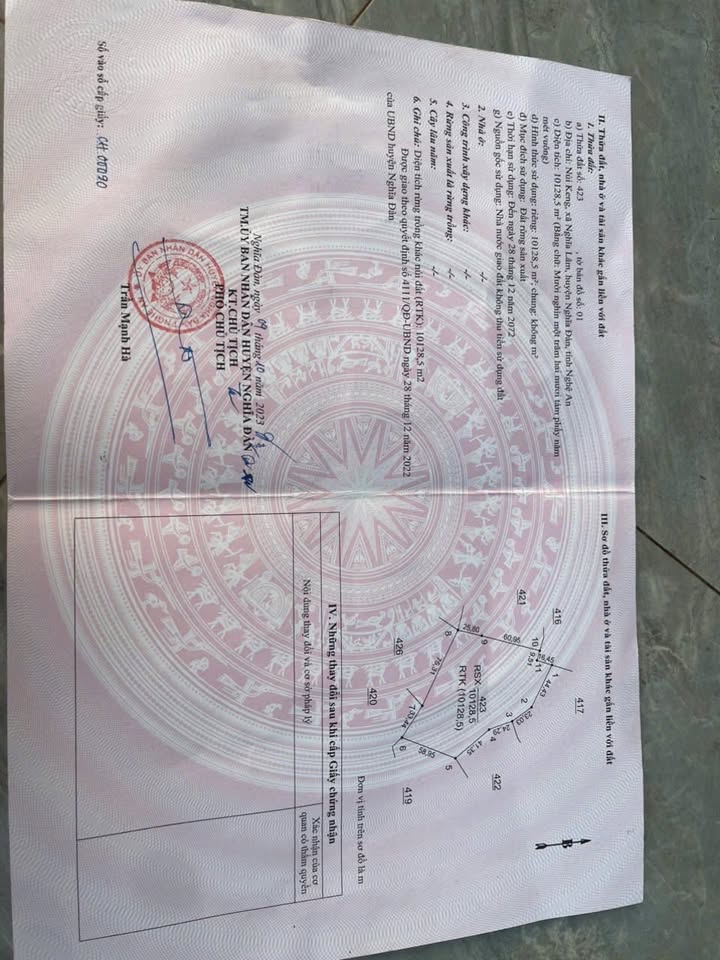 Đất rừng sản xuất Nghĩa Lâm Nghĩa Đàn 10000m² giá chỉ 2 triệu - Cơ hội đầu tư không thể bỏ lỡ!