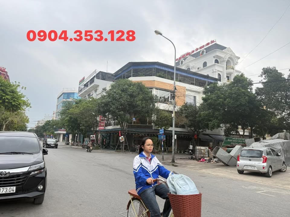 Nhà phố mặt tiền Đốc Đen Thái Bình 186.3m² giá 25 tỷ - Căn góc đẹp, đầu tư sinh lời!