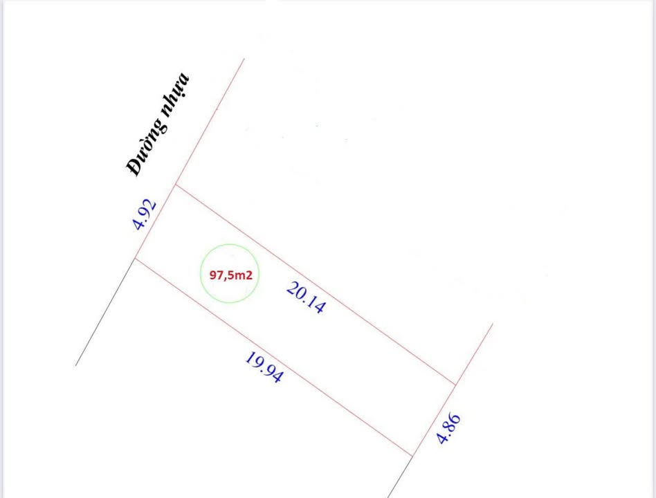 Đất nền khu phố 8, xã Nghi Phong 97,5m² - Đường nhựa rộng, giá thỏa thuận!